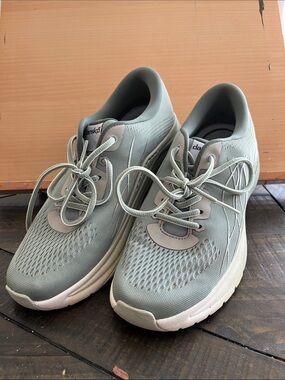 Dansko Sage Green Knit Lace-Up Sneakers